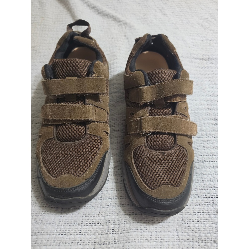Apex A3260M Walker Mens Brown Suede Mesh Hiking Walking‎ Shoes Size 11